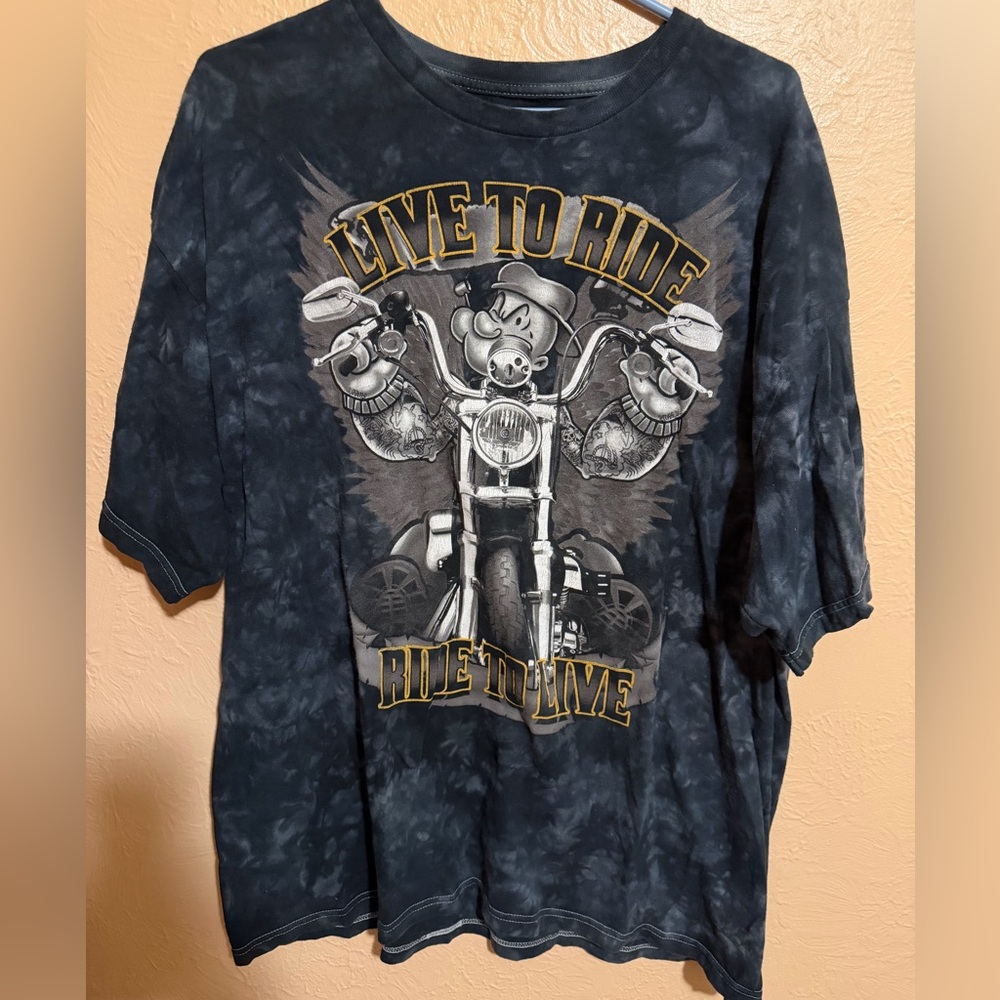 Popeye motorcycle Graphic Tee